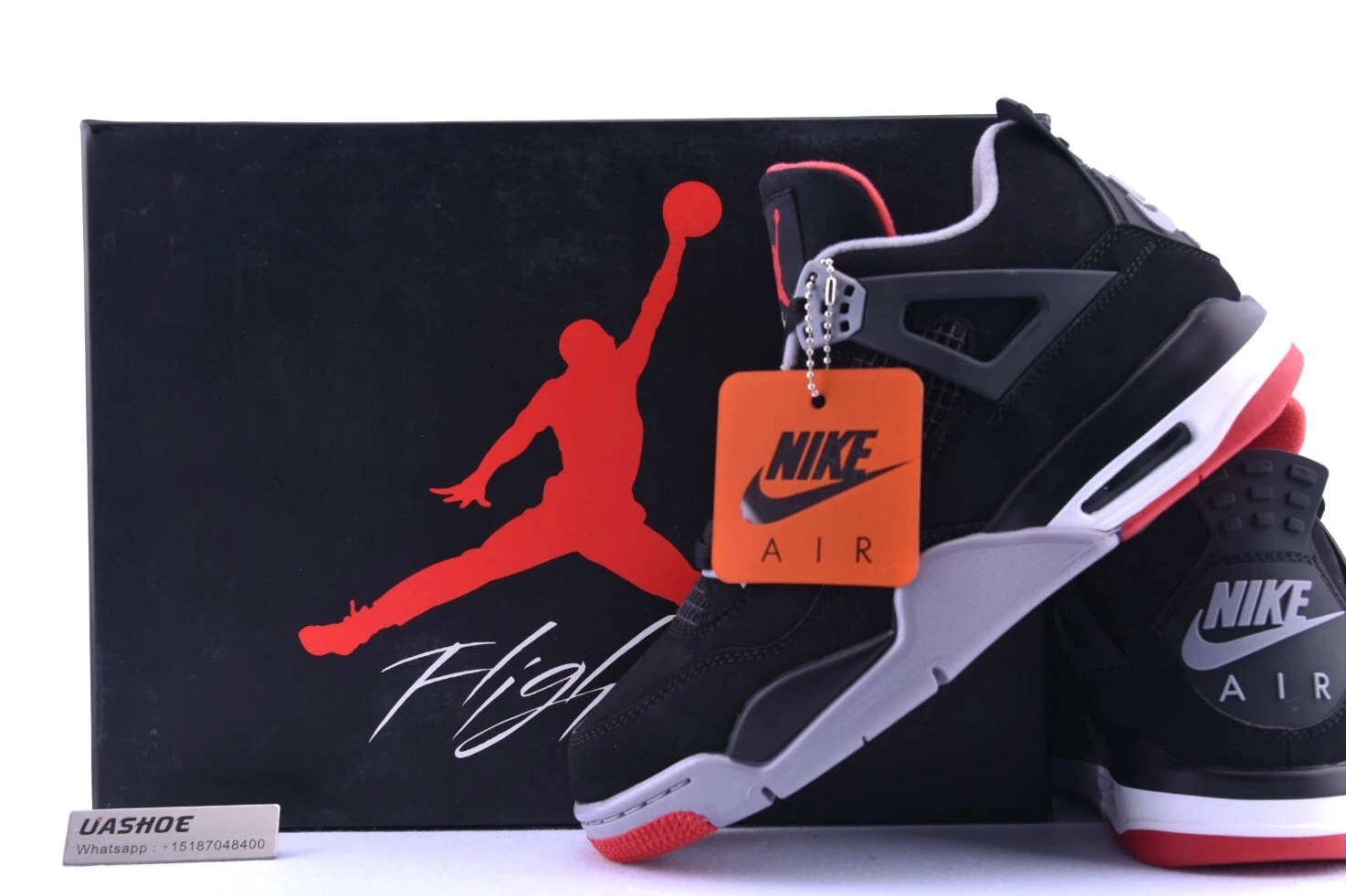 'Bred' Air Jordan Retro  OG 4 308497-060 0125